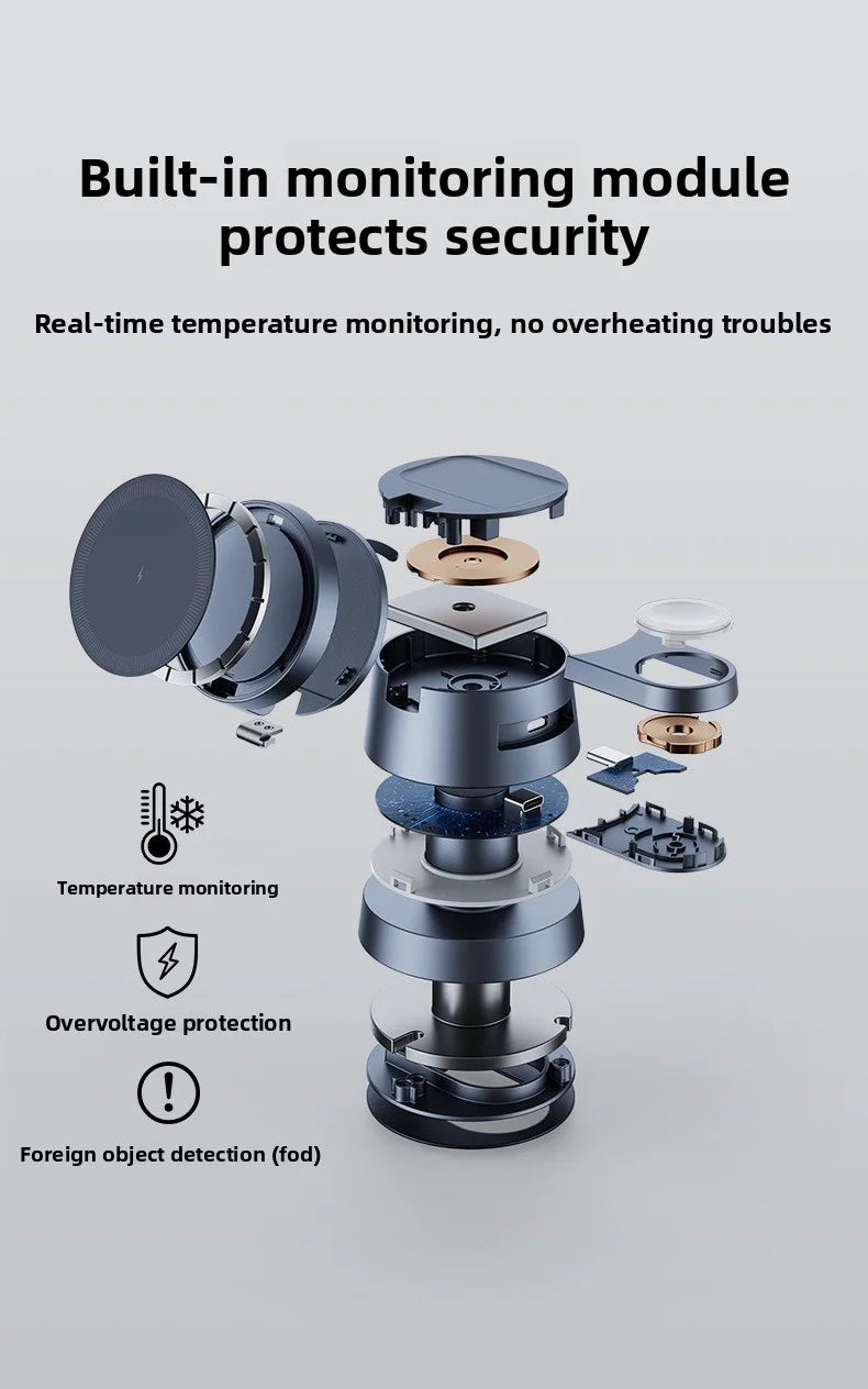 Zyndock™ MagBase Pro | The Ultimate 4-in-1 Charging Hub
