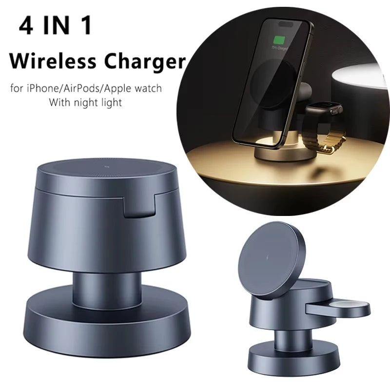 Zyndock™ MagBase Pro | The Ultimate 4-in-1 Charging Hub