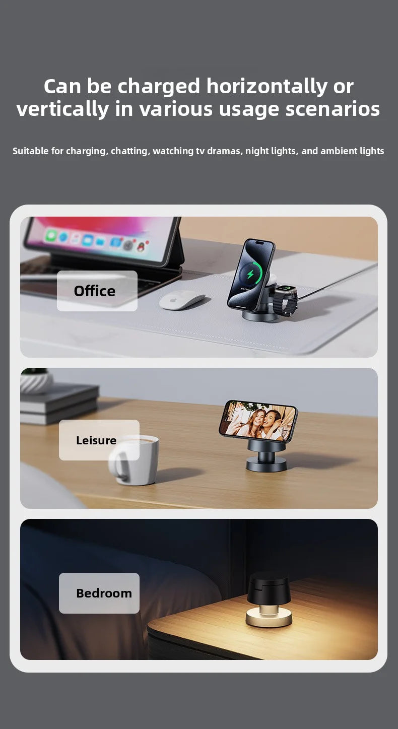 Zyndock™ MagBase Pro | The Ultimate 4-in-1 Charging Hub